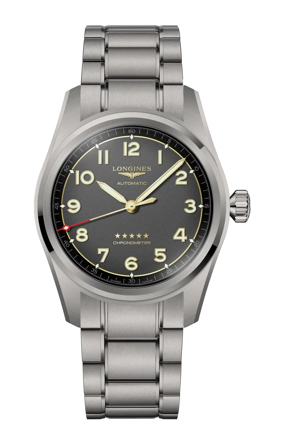 ЛОНЖИН СПИРИТ - L3.811.1.53.6 LONGINES, золотой