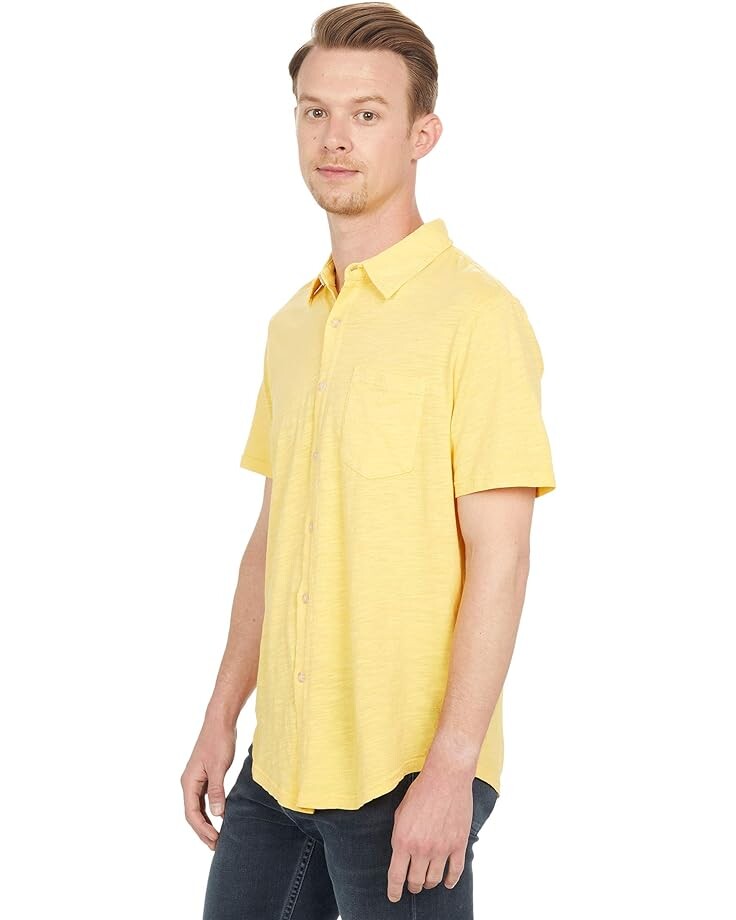 

Рубашка Mod-o-doc Montana Short Sleeve Button Front Shirt, цвет Sunrise