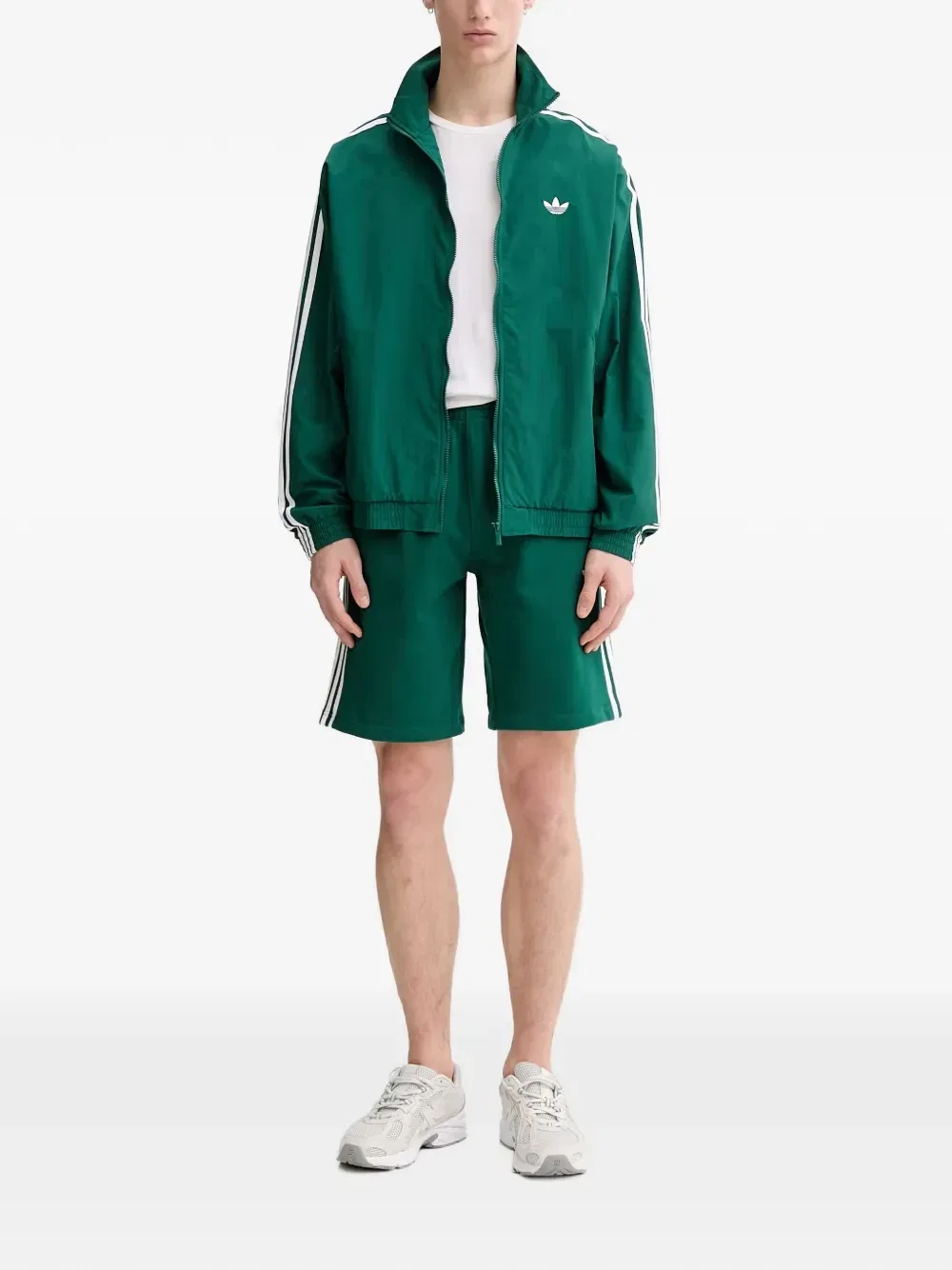 Куртка Firebird с вышитым логотипом Adidas, зеленый — фото 2