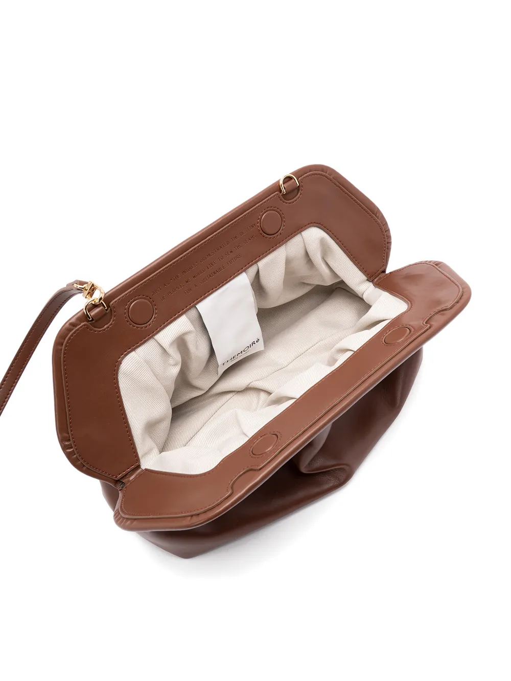 

Собранный клатч Bios Themoirè, коричневый