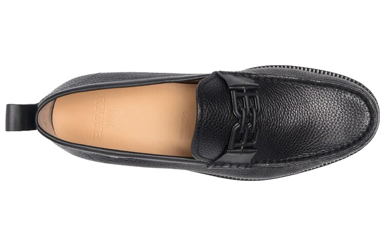 Мужские туфли BALLY Men's Casual Shoes Men Low-Top Black — фото 4