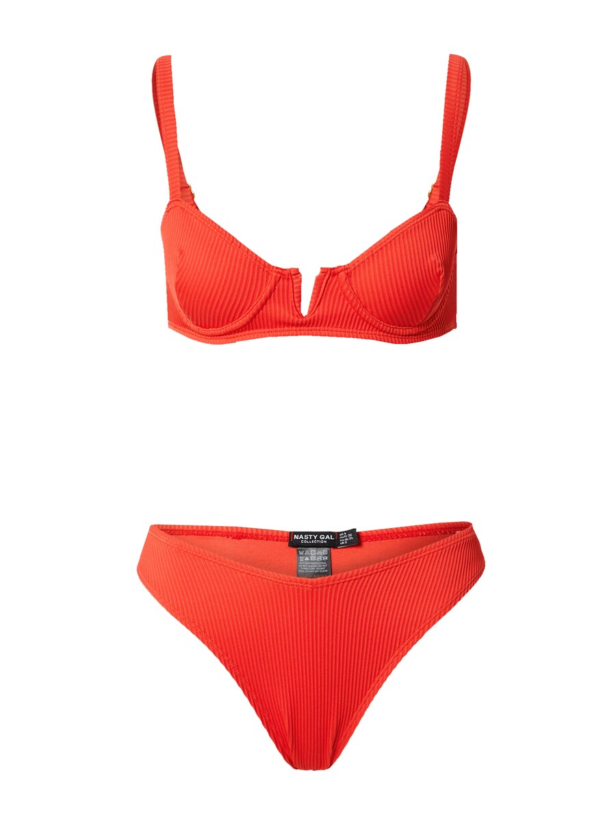 

Бикини-балконет Nasty Gal, цвет Orange red