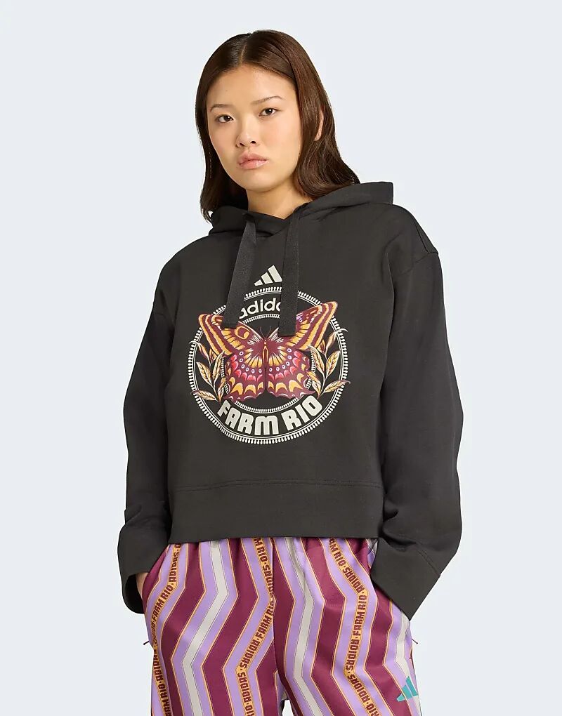 

Толстовка Adidas Performance Adidas x Farm черного цвета