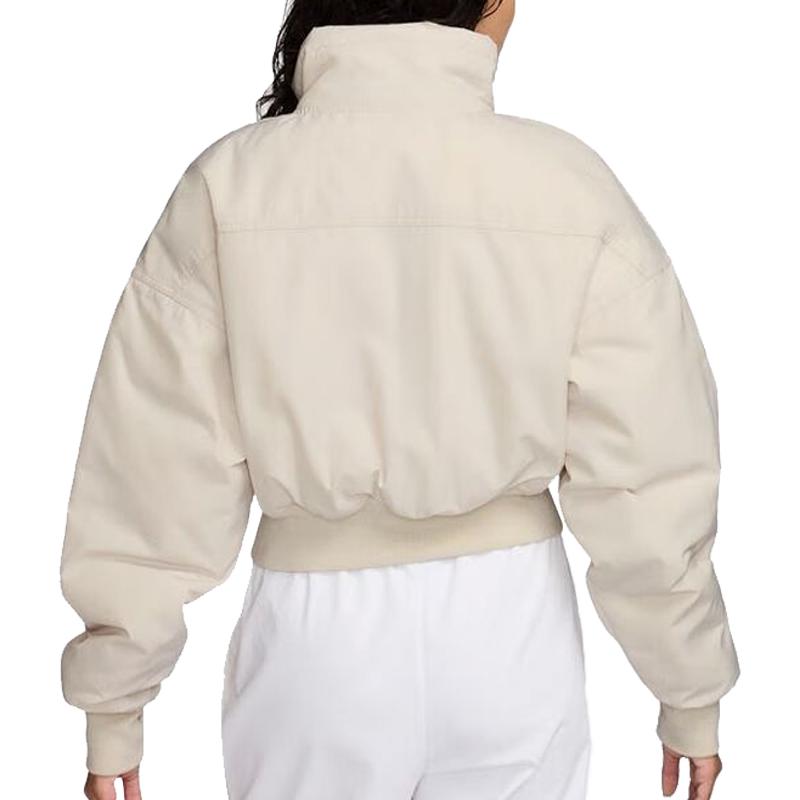 Nike Куртка пуховик женская AS W NSW CLLCTN REPEL ZIP JKT Ecru, Ecru — фото 4