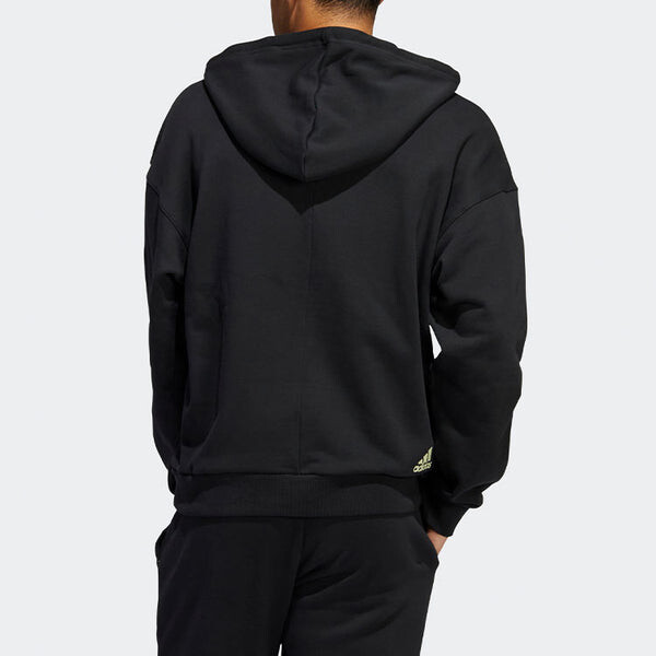 Толстовка Adidas Dame 8 Inn Hdy Basketball Sports Hooded Pullover Long Sleeves Black, черный — фото 3