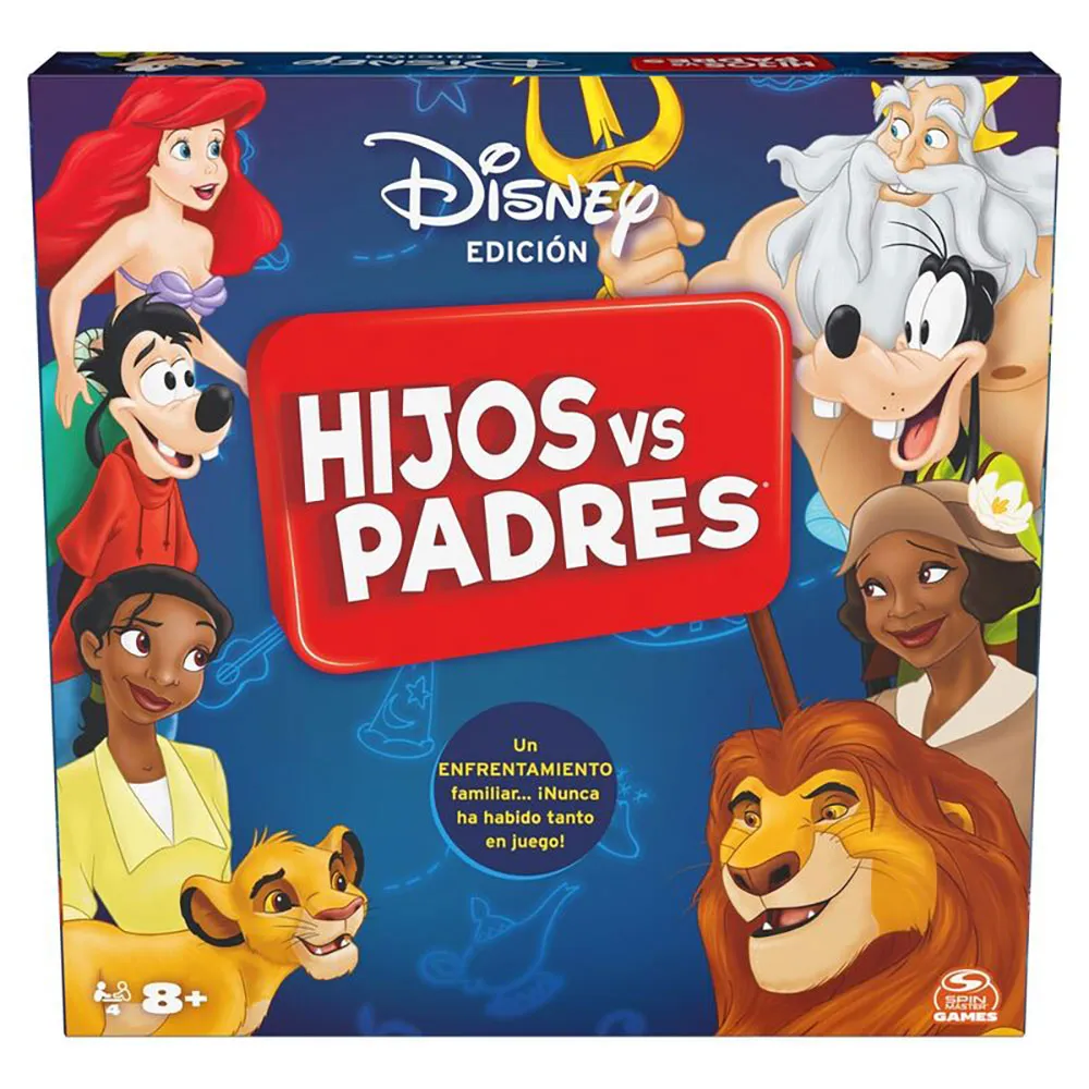 

Spin Master HIjos Contra Padres Edición Настольная игра Disney на испанском языке, мультиколор