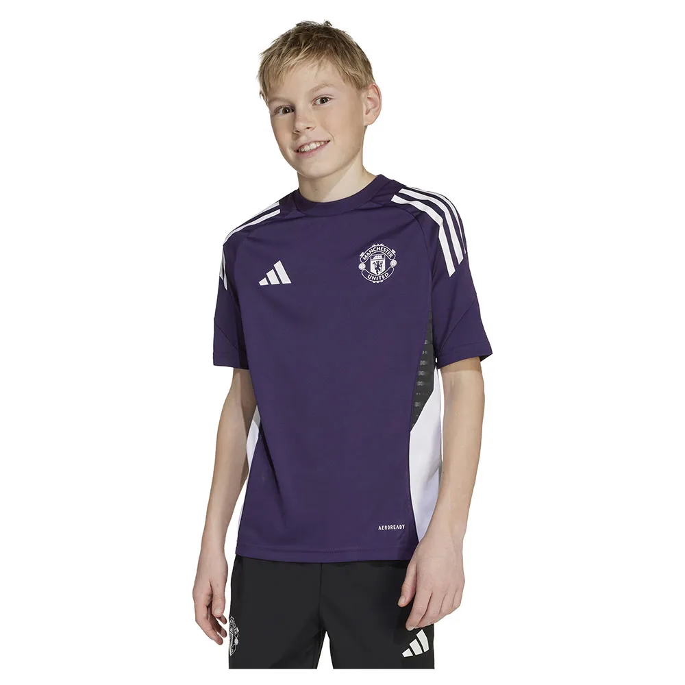 

Футболка с коротким рукавом adidas Manchester United Tiro 25/26 Competition training junior, фиолетовый