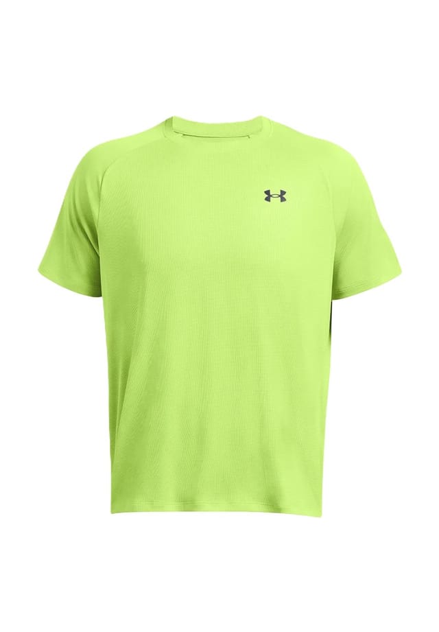 

Функциональная рубашка "tech textured ss" технологичная быстросохнущая Under Armour, зеленый
