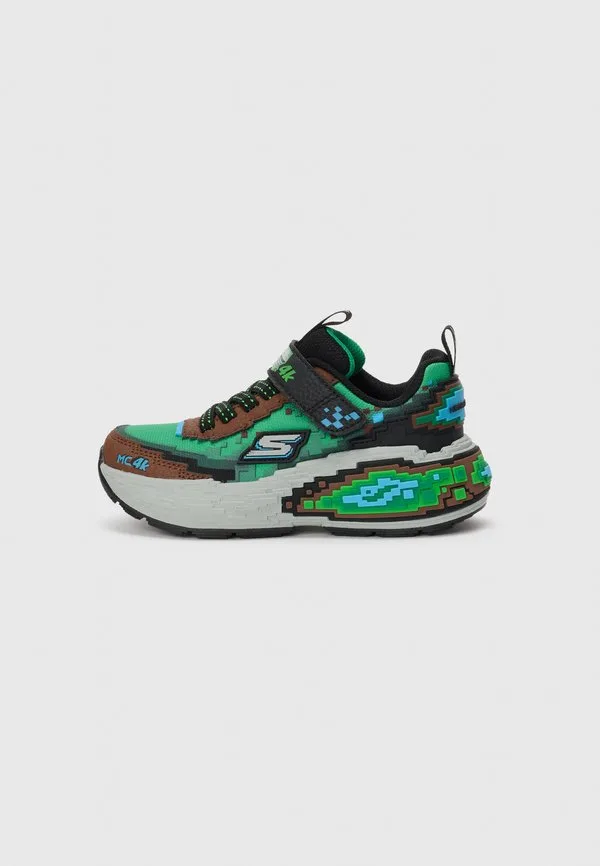 Кроссовки mega craft 4k коричнево-зелено-разноцветные Skechers, Brown/Green/Multi-Coloured