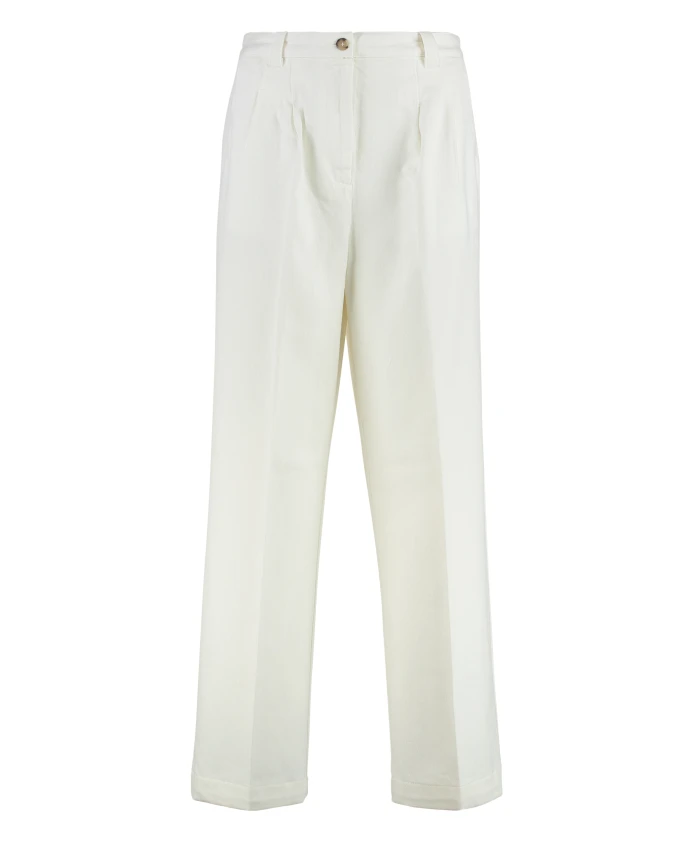 

Брюки Tressie с широкими штанинами A.P.C., белый