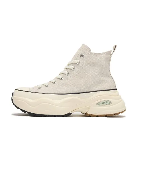 Унисекс кроссовки CONVERSE ALL STAR (R) SURGETRAINER HI на толстой подошве серые — фото 3
