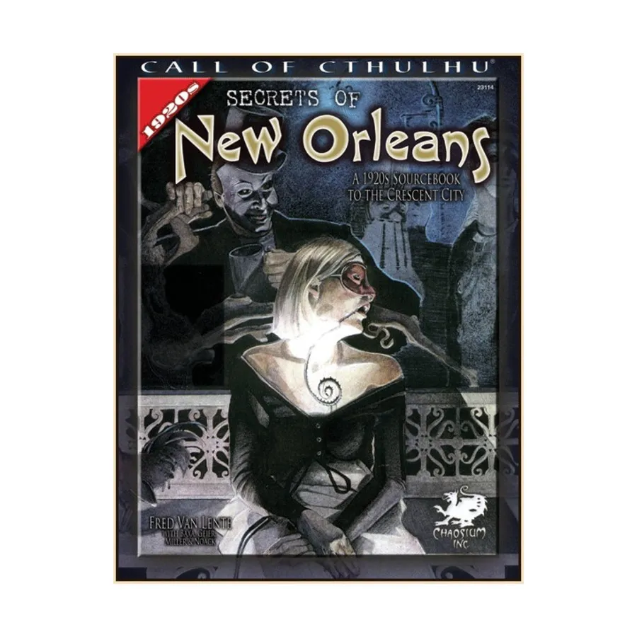 

Secrets of New Orleans, Call of Cthulhu - Rule, Source & Supplement Books (Chaosium 5.6-6th Editions), мягкая обложка