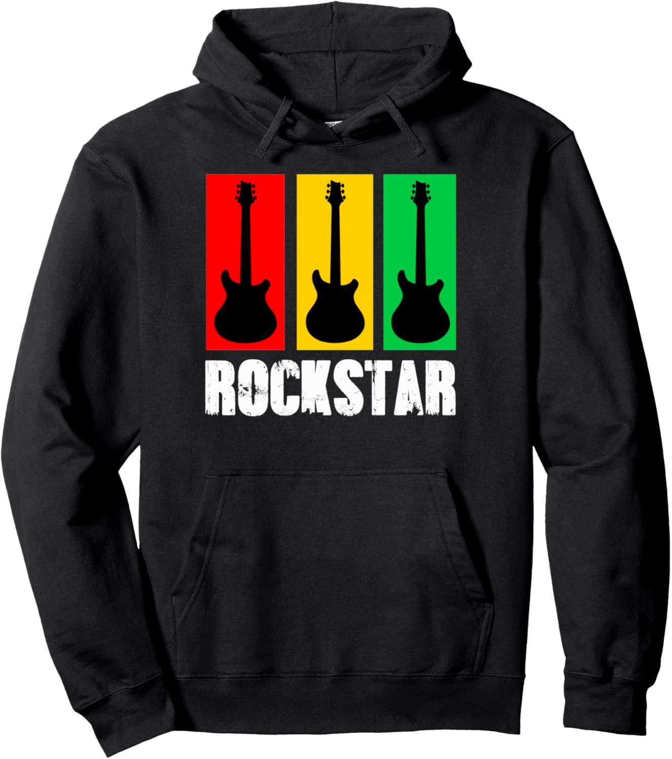 

Худи «Рок-звезда» Rockstar Kids Tshirts Vintage Music Tshirts, черный