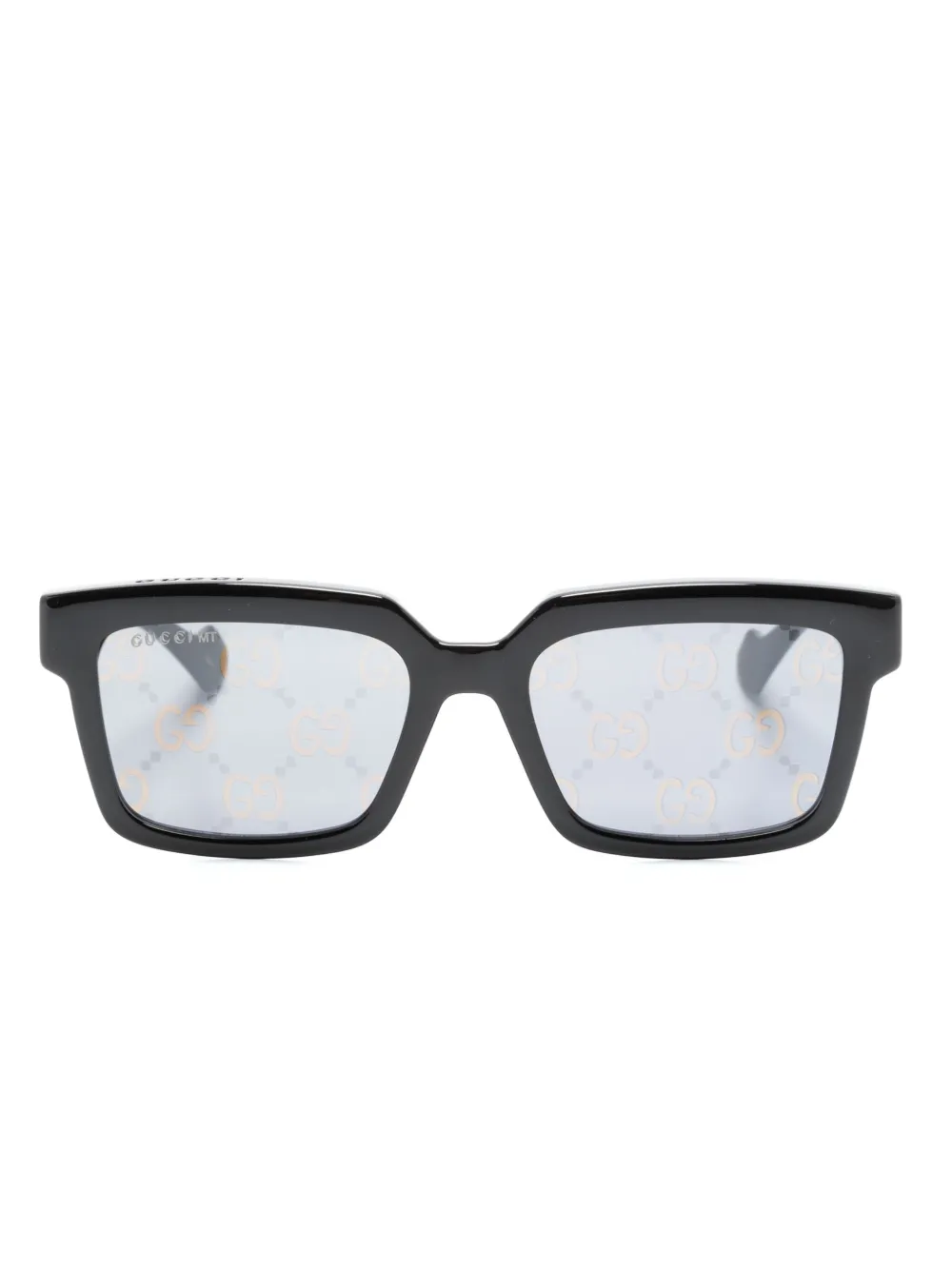 

Солнцезащитные очки в прямоугольной оправе Gucci Eyewear, черный