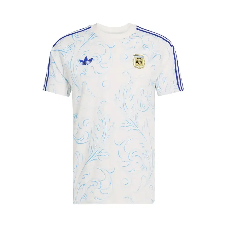 Футболка с принтом по всей поверхности Adidas Argentina Originals, белый