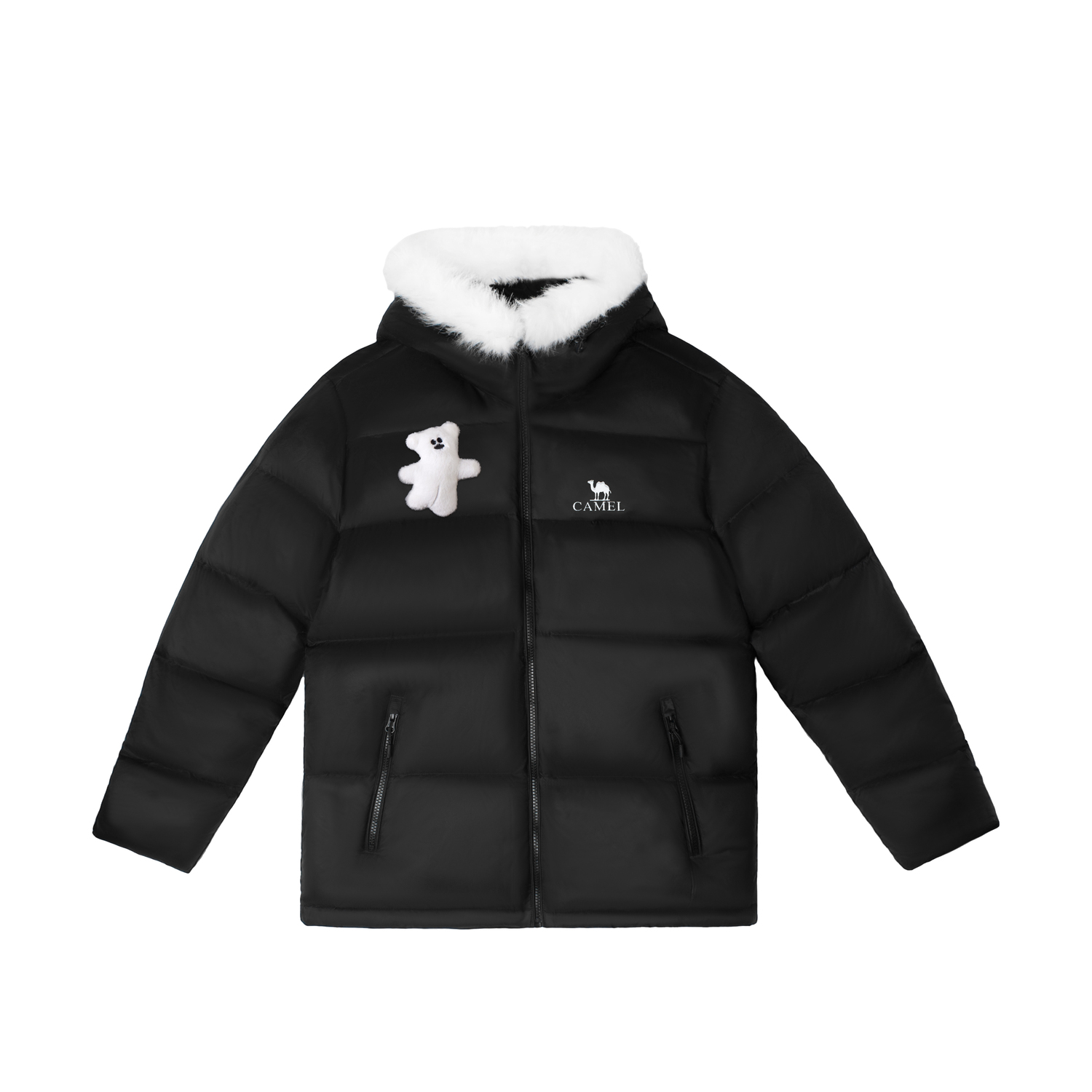 

Теплая куртка из флисовой коллекции Down Unisex CAMEL, phantom черный