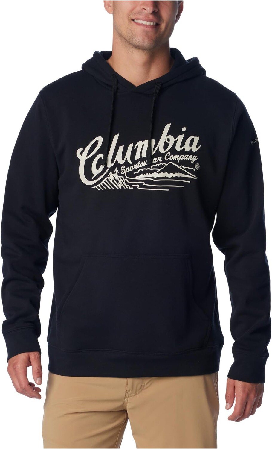 

Худи Columbia Columbia Trek Graphic Hoodie, цвет Black/Scripted Scene
