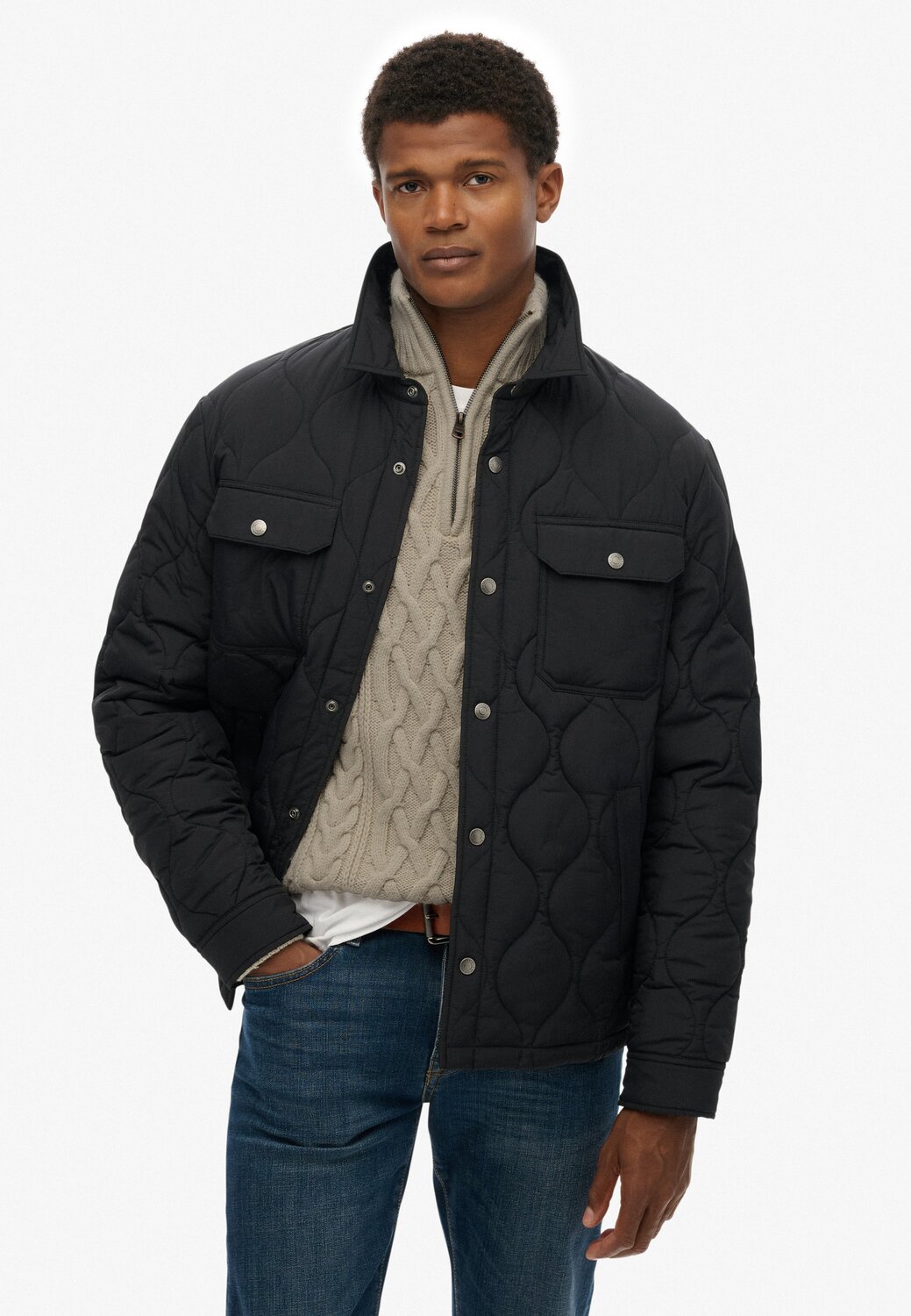 

Superdry & Co Куртка для межсезонья в черном цвете