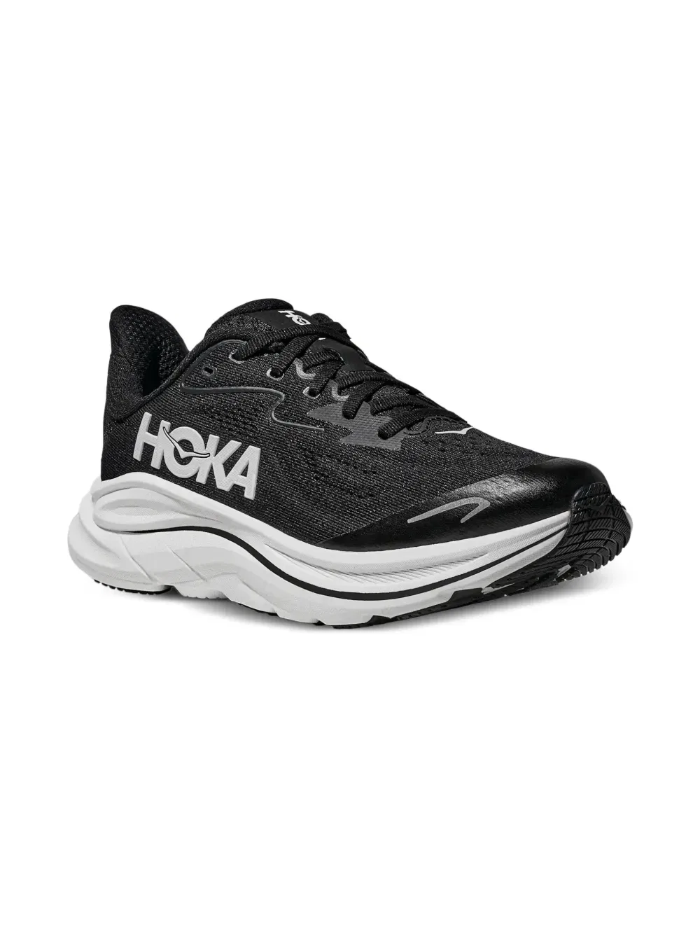Кроссовки с логотипом Hoka Kids, черный