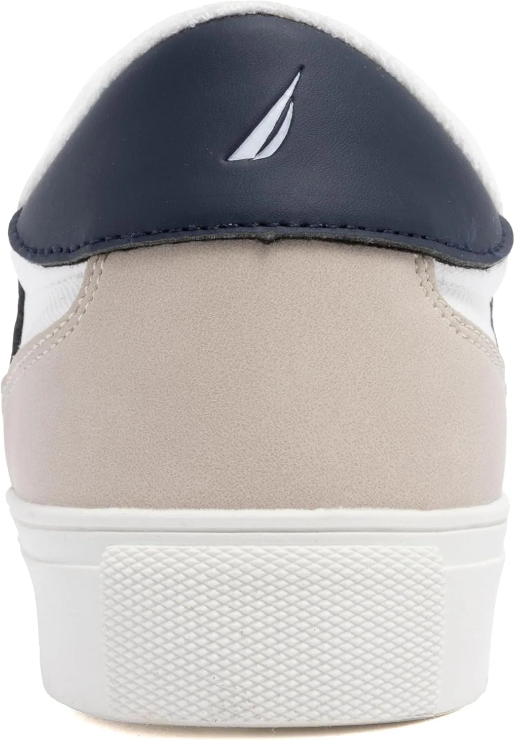 Кроссовки повседневные Nautica Classic Lace-Up Low Top Loafer, Off White Navy-jansen — фото 3
