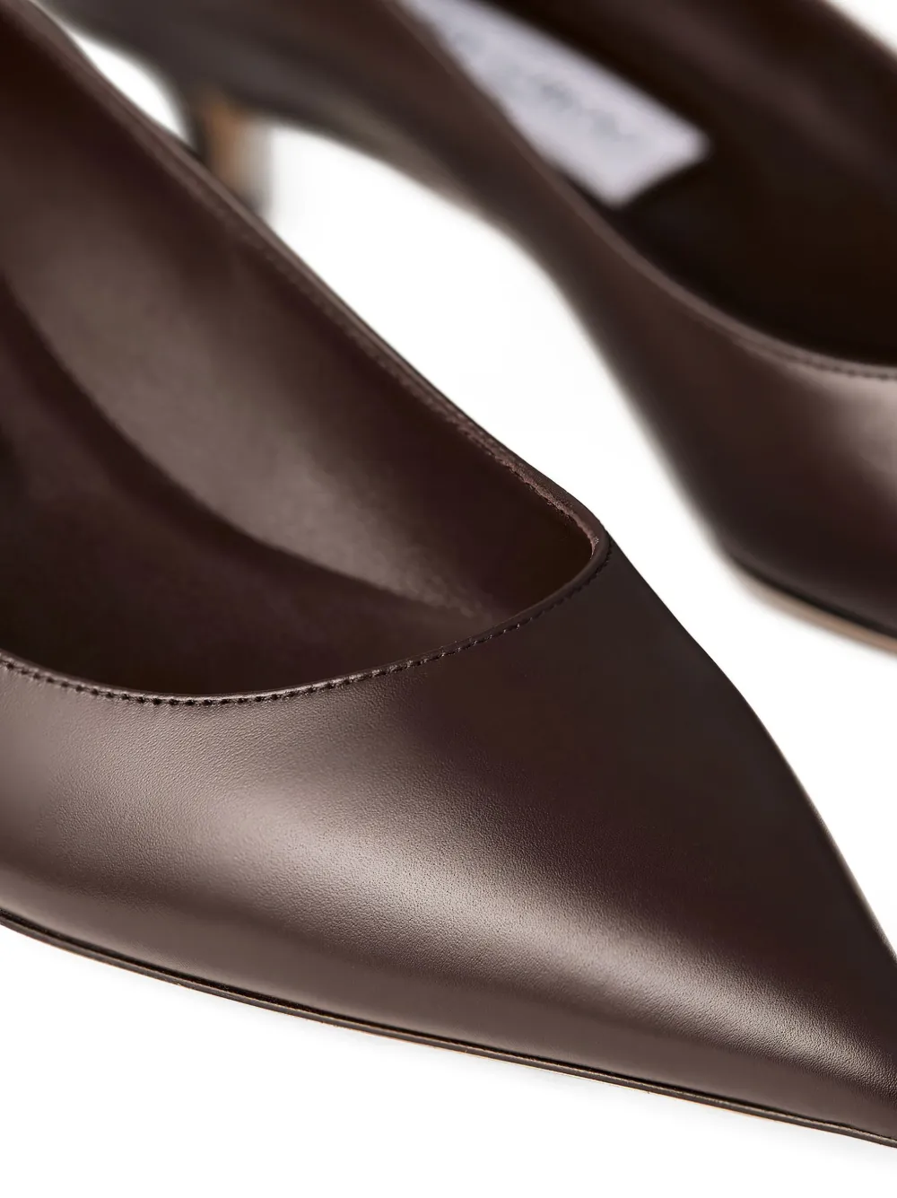 Туфли Amelia с заостренным носком JIMMY CHOO, коричневый — фото 4