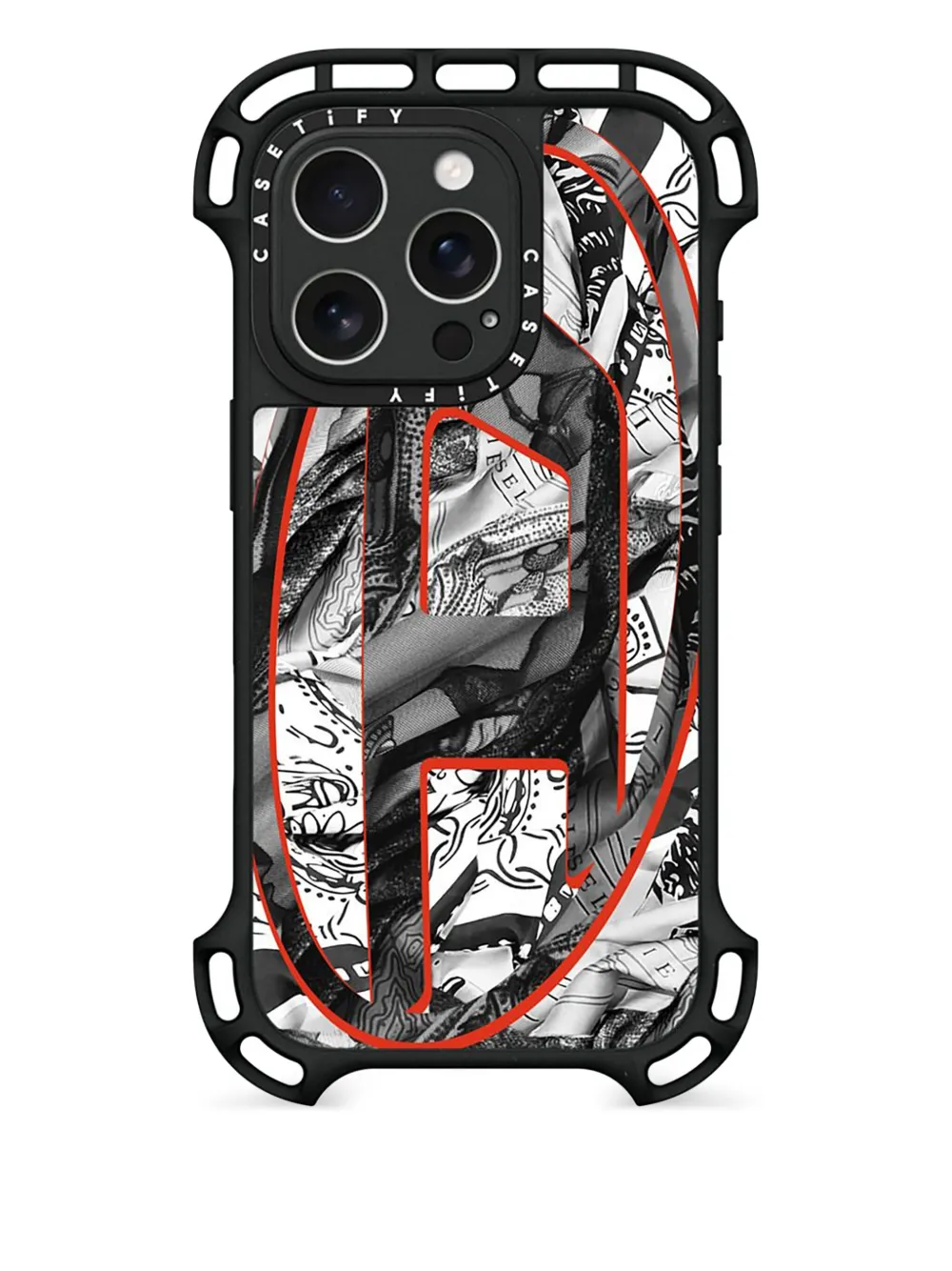

Чехол для iPhone 16 Pro из коллаборации с CASETiFY Diesel, черный
