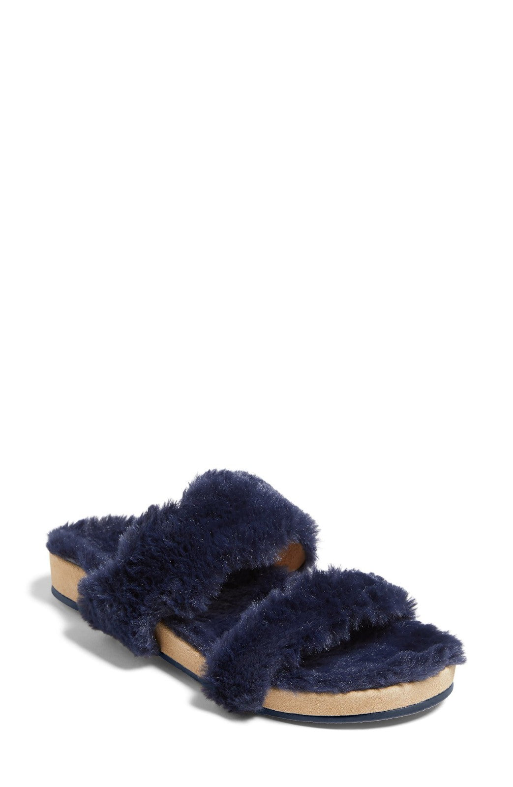 Женские тапочки Jack Rogers Lauren 141211SA01-001, черные, с искусственным мехом, JOBB1457 — фото 2