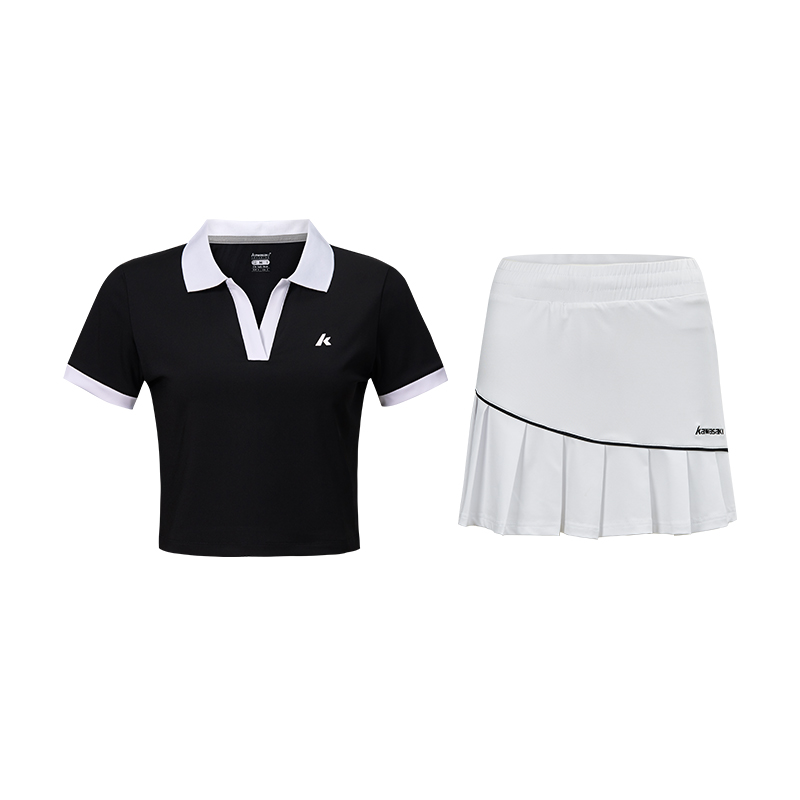 

Комплект юбки женский 2 шт черный Kawasaki, белый/черный