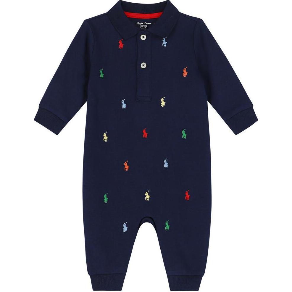 Polo Ralph Lauren Комбинезон Marine Blue для младенцев и малышей — фото 2