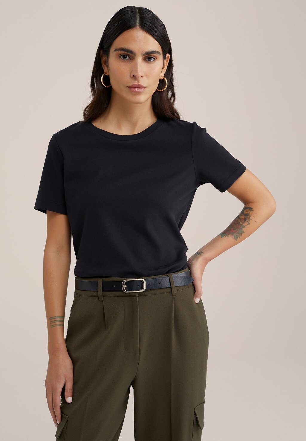 

Футболка базовая WE STUDIO WE Fashion, цвет black
