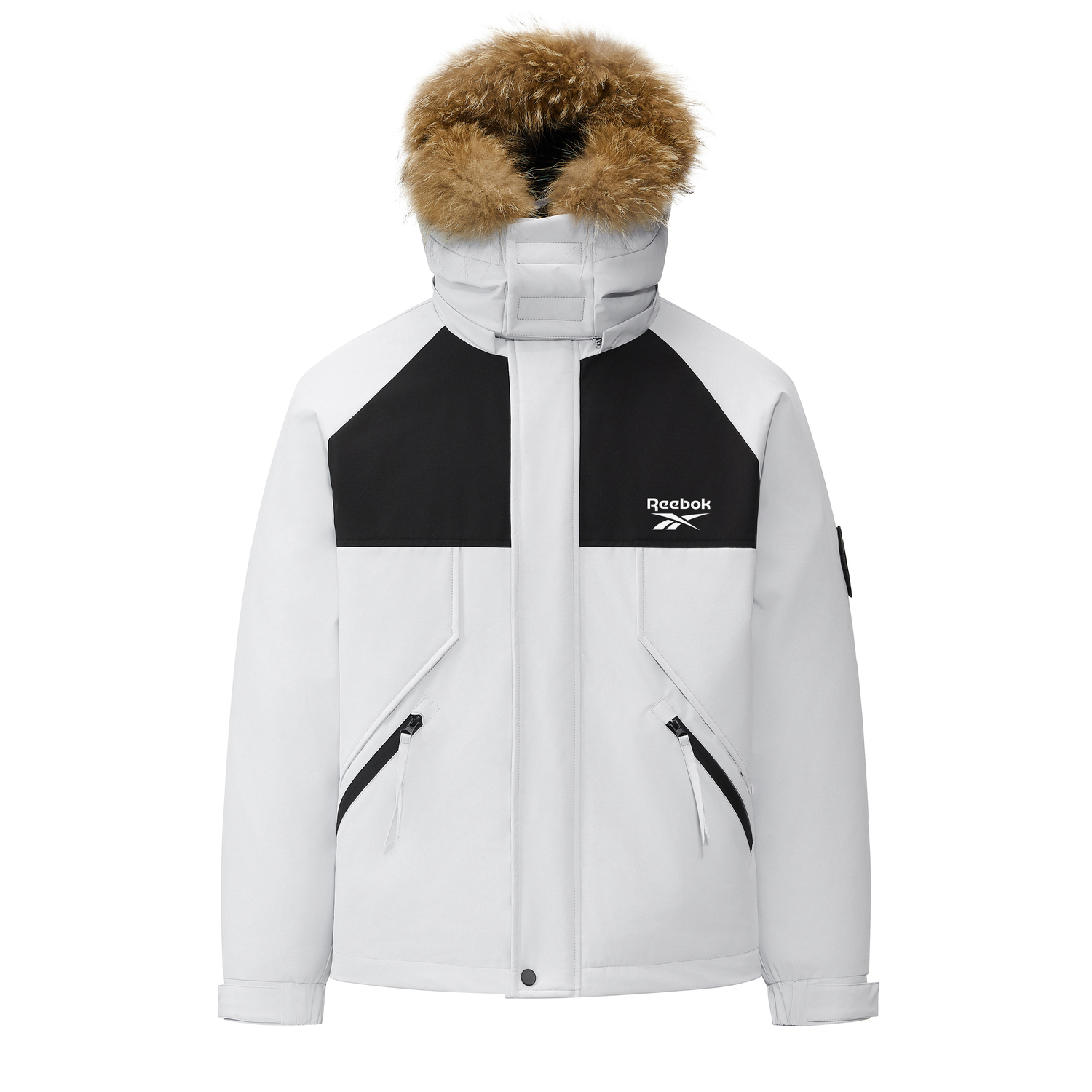 

Пуховик Unisex утепленный парка Reebok, snow mountain белый