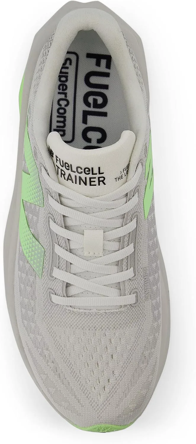 Мужские кроссовки New Balance FuelCell Supercomp Trainer V3, серый/мятный/металлик — фото 4