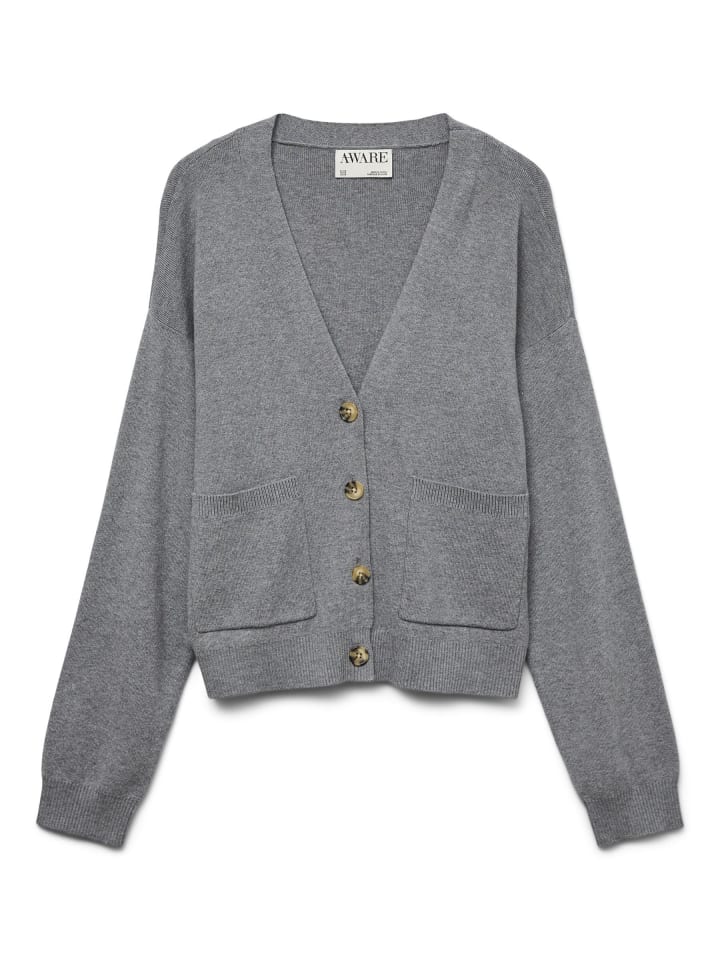 

Кардиган Vero Moda, средний серый меланж