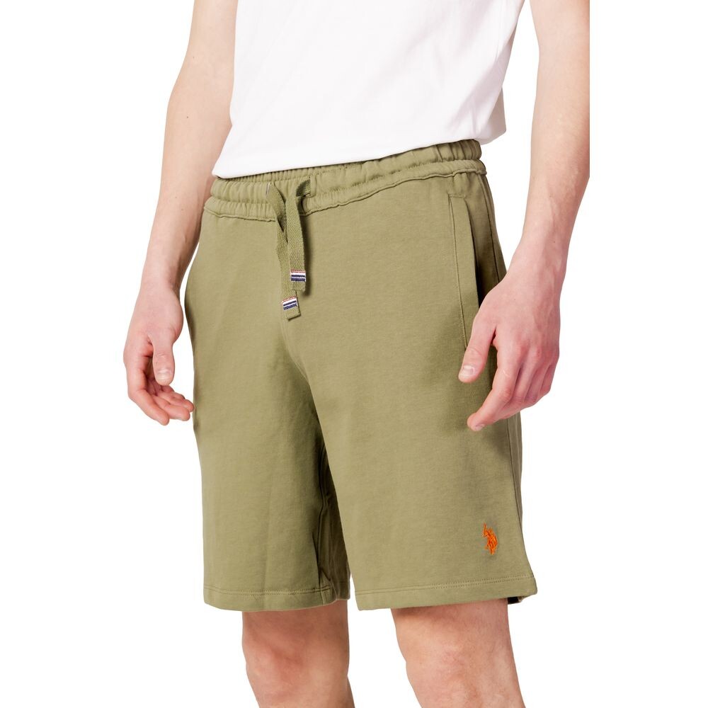 

Зеленые хлопковые шорты U.S. Polo Assn.