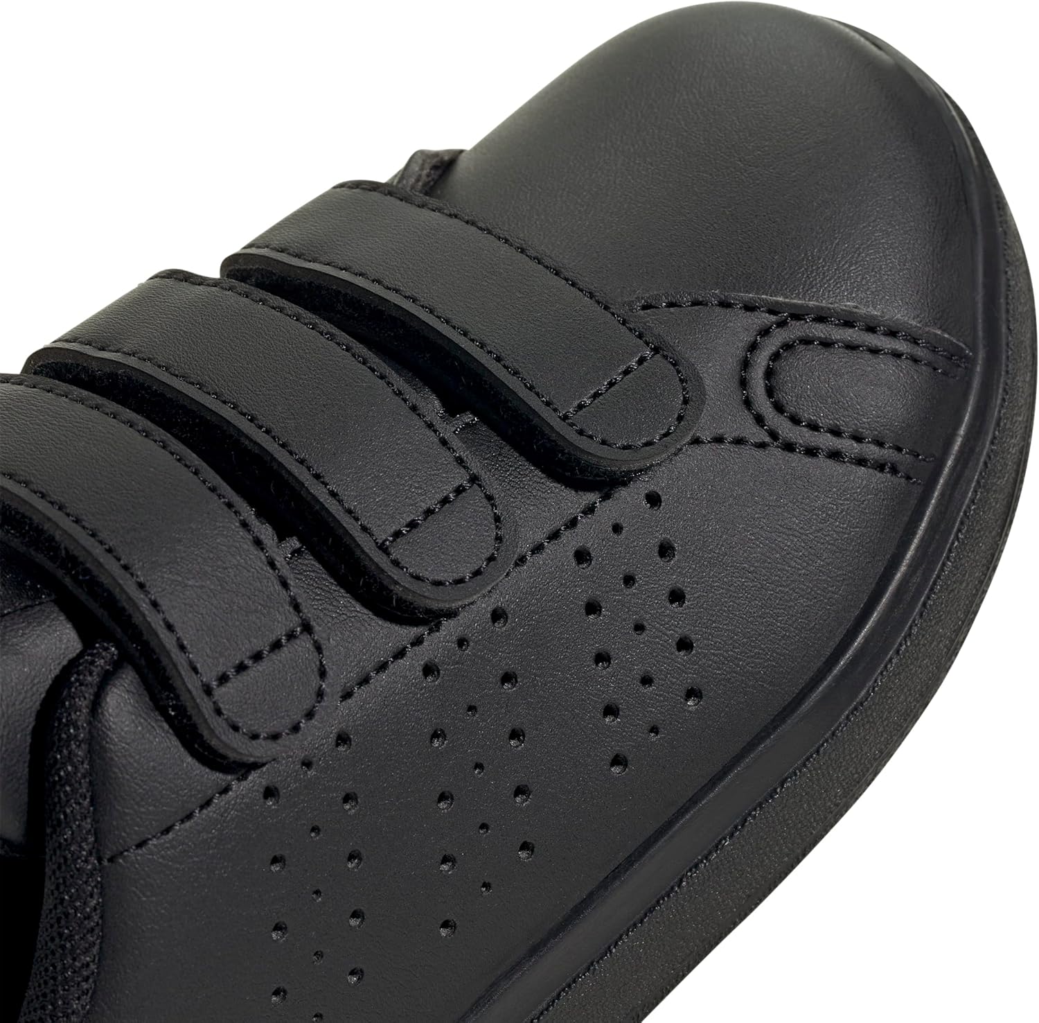 Кроссовки adidas Advantage Base 2.0 для детей, унисекс для взрослых, черный/серый — фото 4