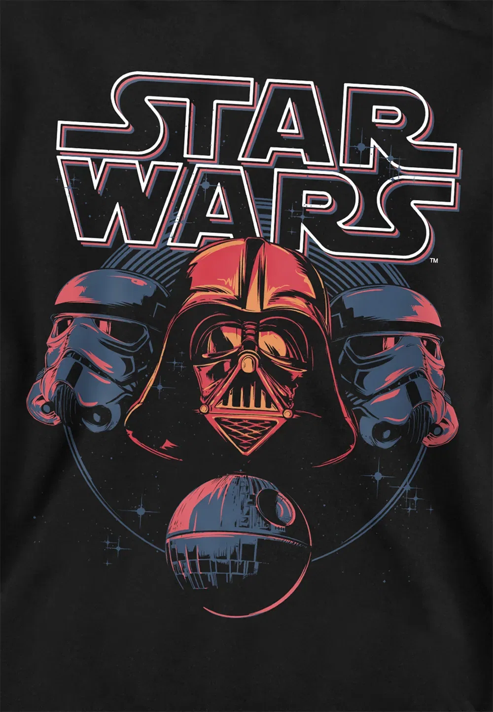 Детская толстовка Star Wars Death Star Trio Disney, черный — фото 2