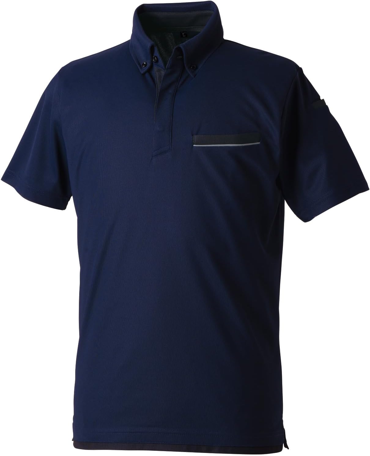 

Рубашка-поло Sowa 7335-51 с коротким рукавом и пуговицами (с нагрудным карманом), темно-синий