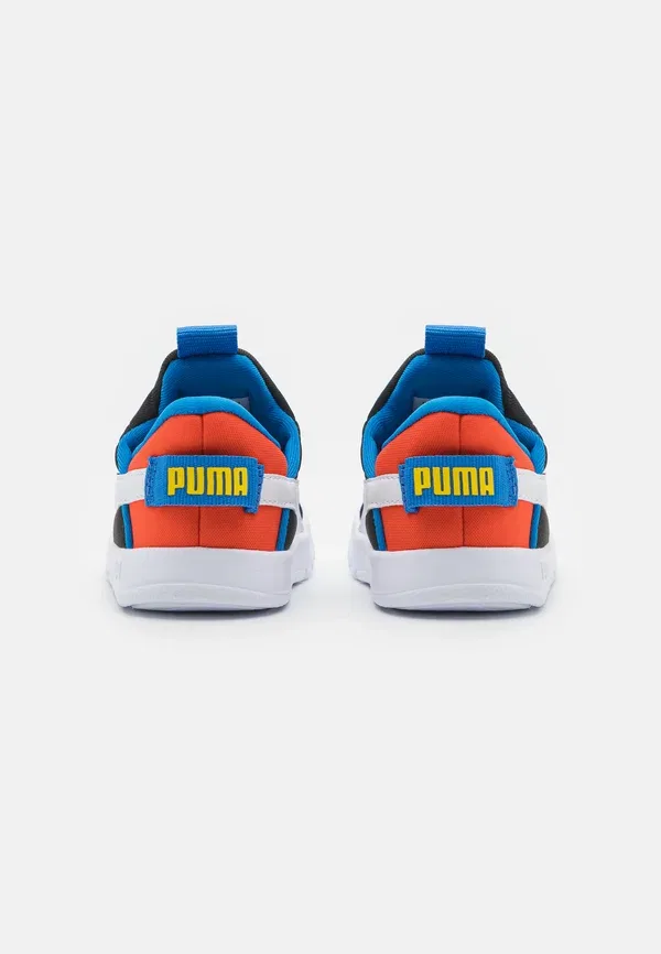 Кроссовки для бега по шоссе Courtflex v3 sliptech Puma, черный/белый/красный — фото 3