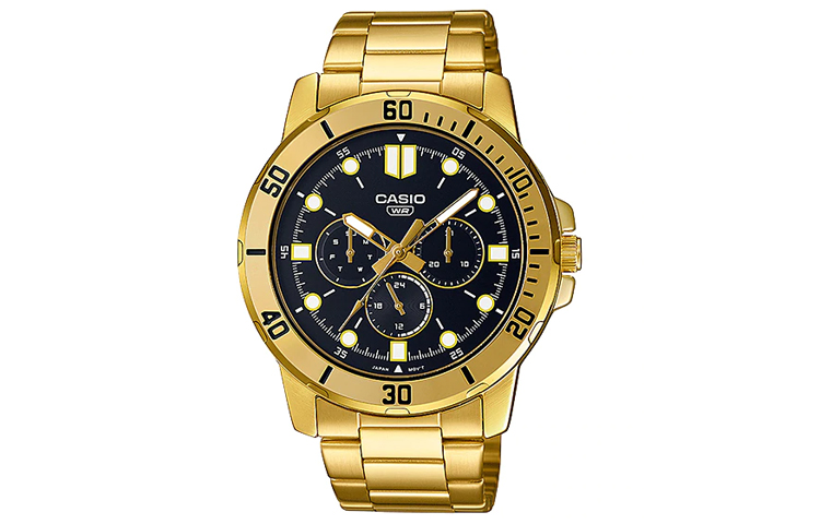 

CASIO Часы G Shock MTP VD300G 1E, Black Dial