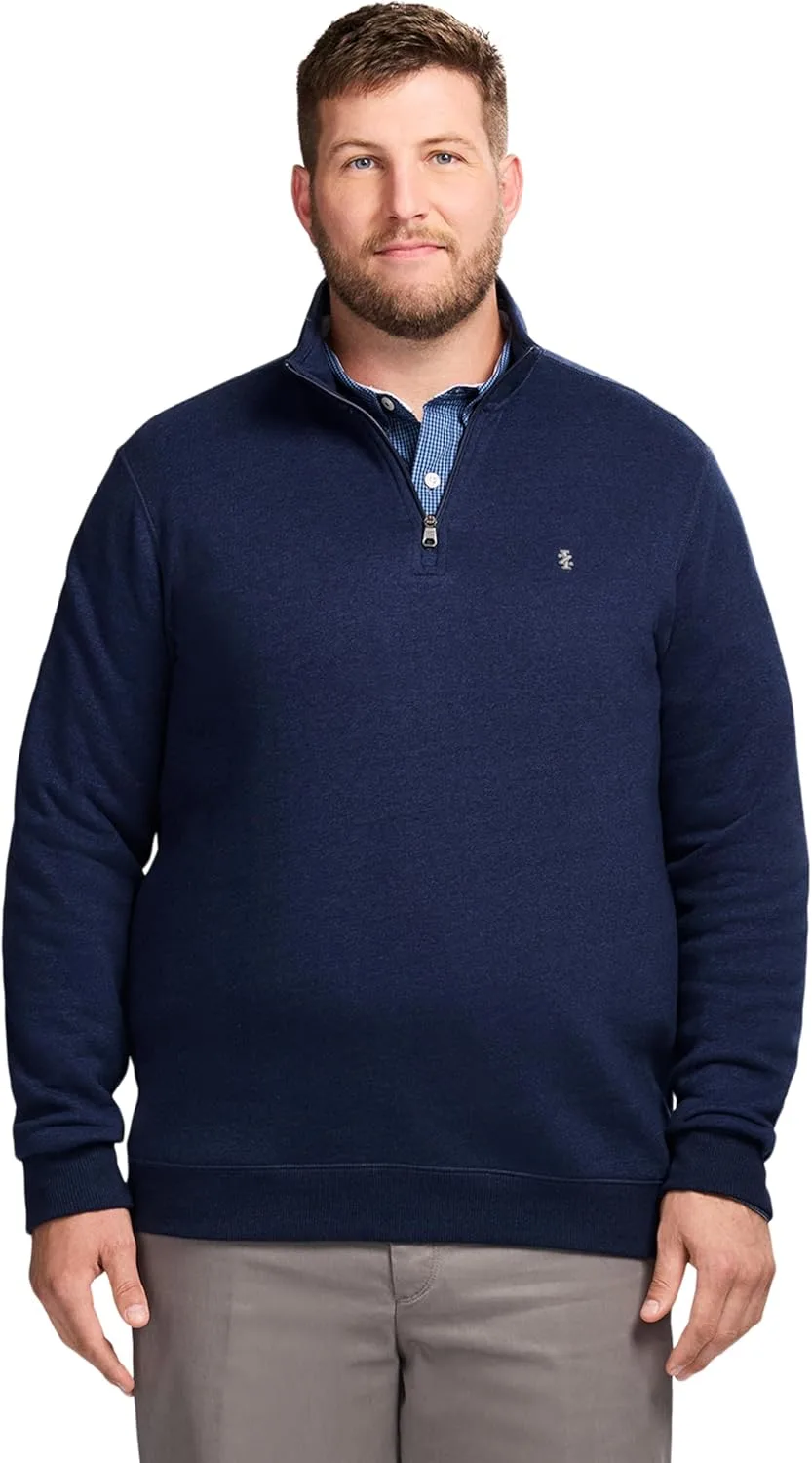 

IZOD мужская флисовая толстовка с молнией на четверть