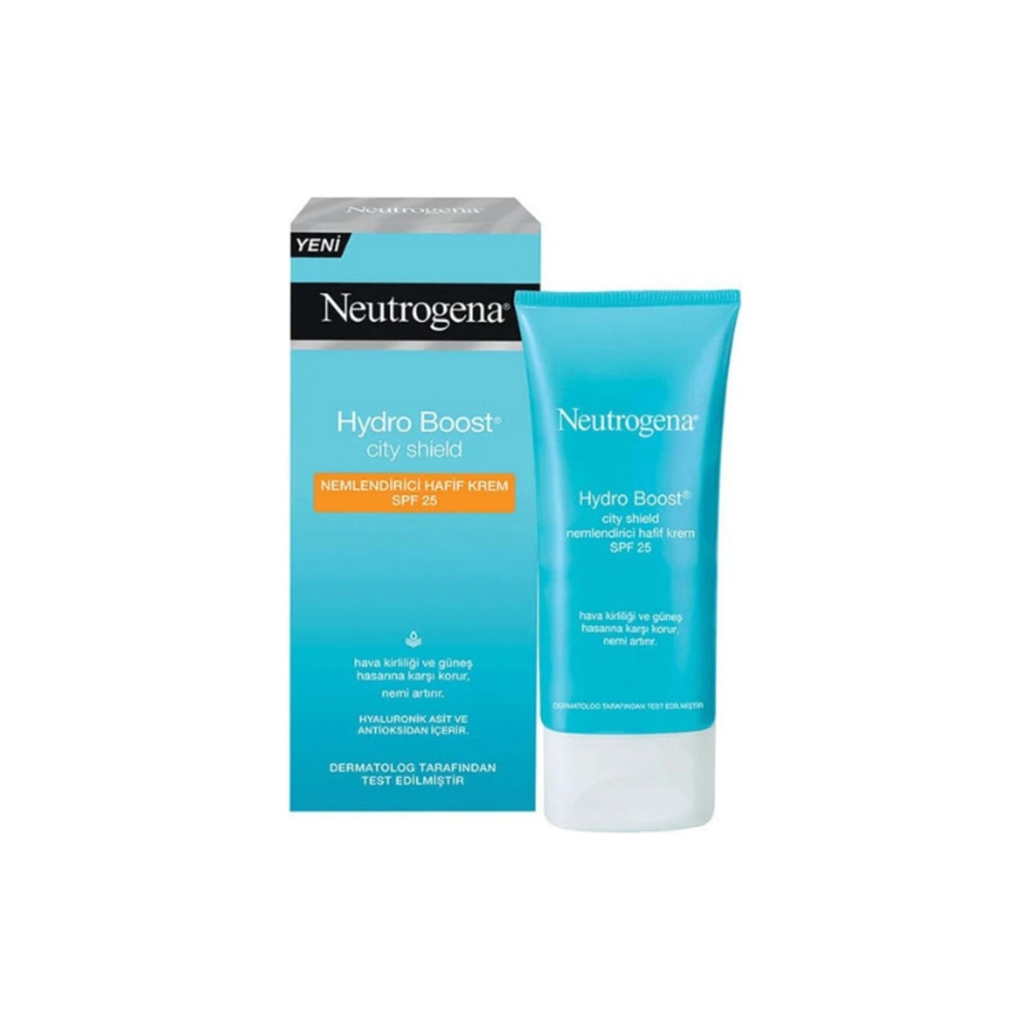 

Солнцезащитный крем SPF25 Neutrogena Hydro Boost City Shield, 50 мл
