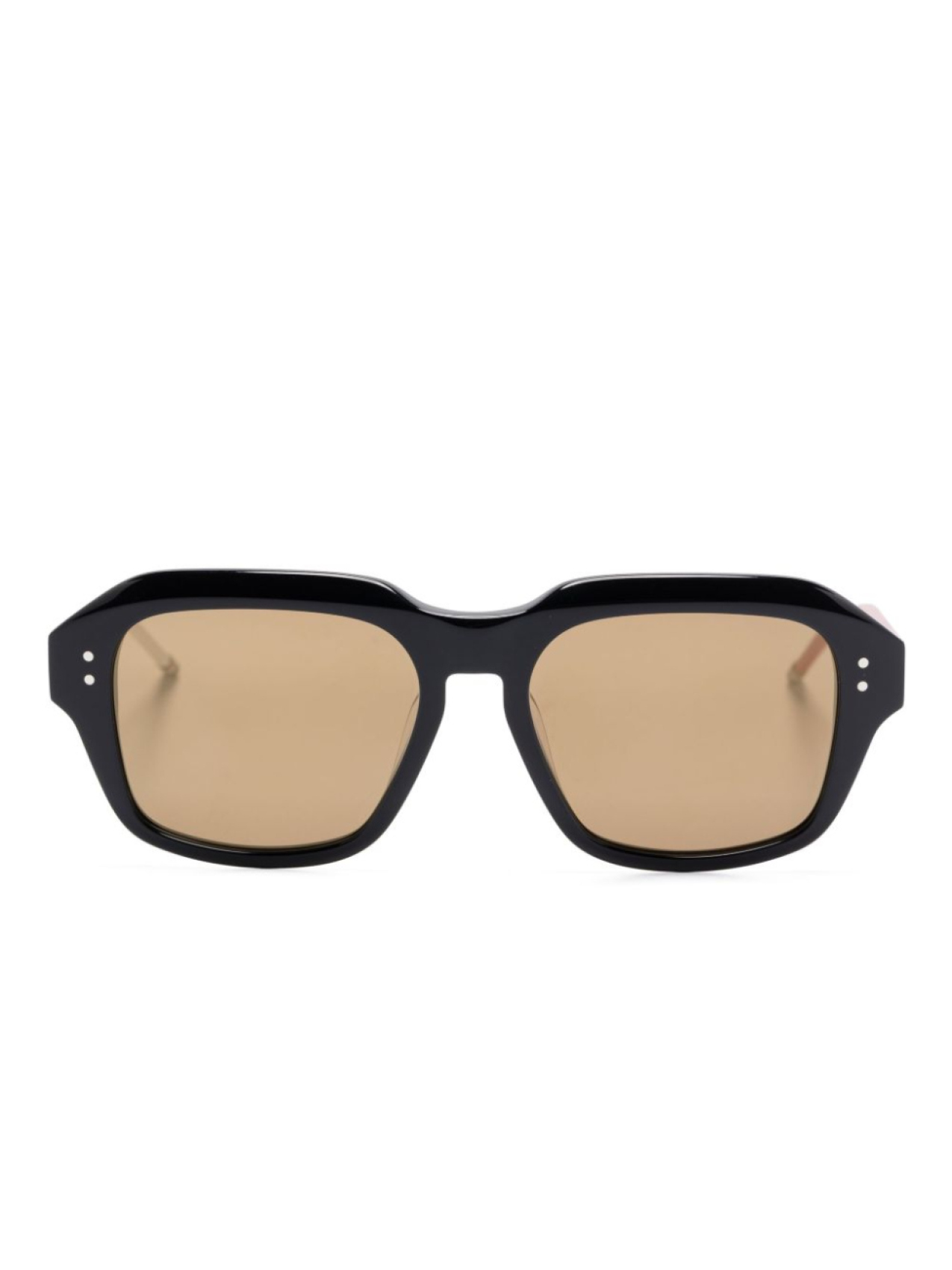 

Солнцезащитные очки в массивной оправе Thom Browne Eyewear, черный