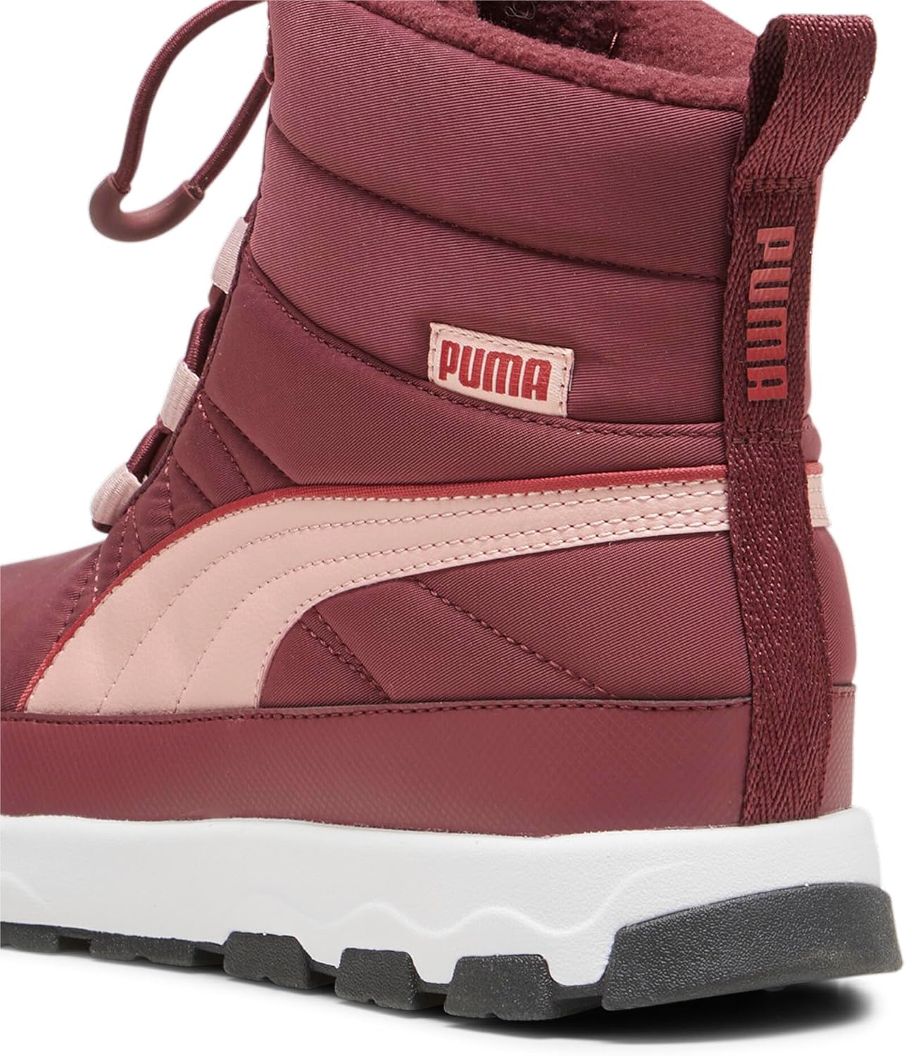 Ботинки PUMA Kids Evolve с альтернативной застежкой, красный/розовый — фото 2