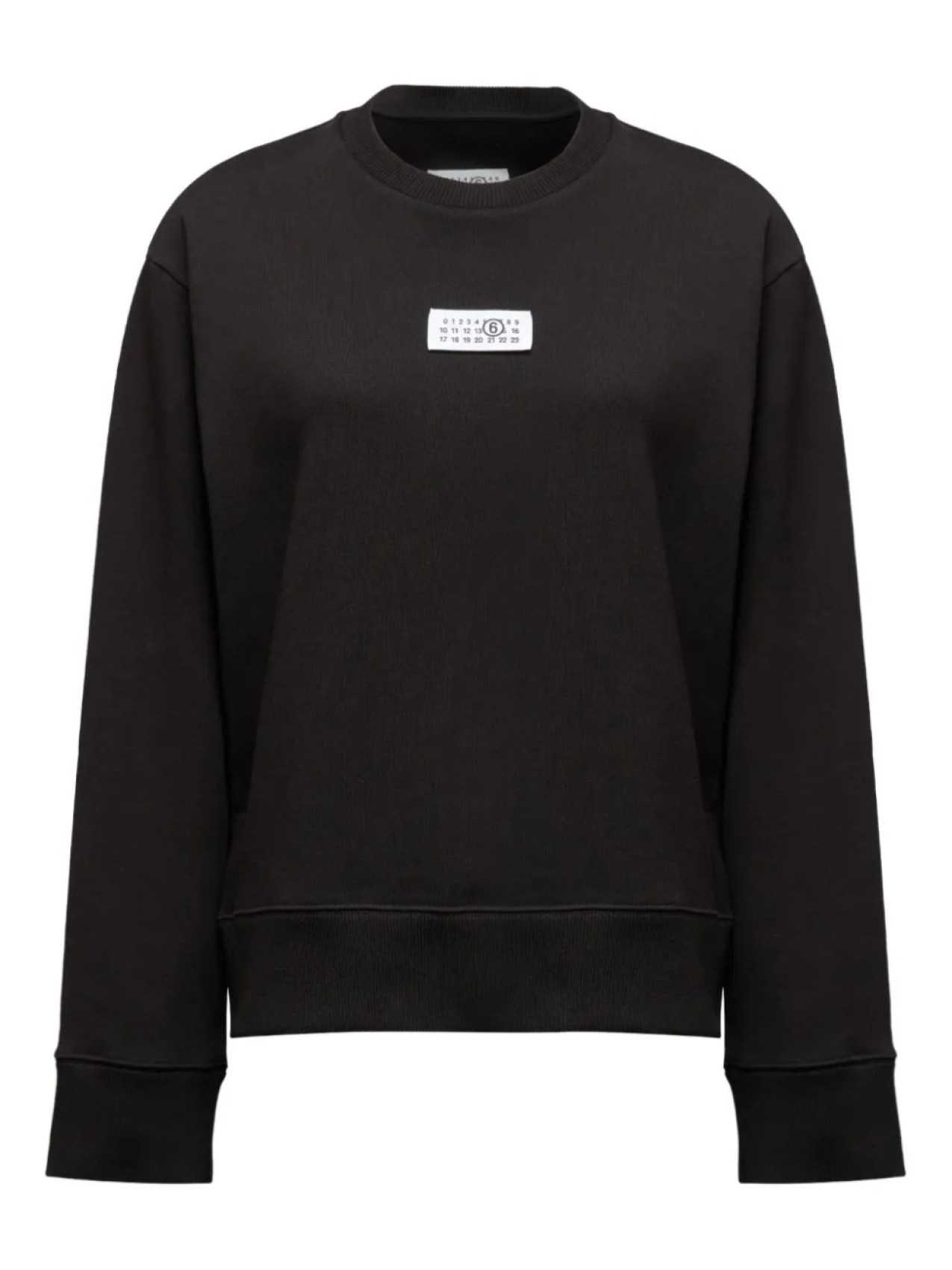 

MM6 Maison Margiela толстовка с аппликацией Numbers, черный