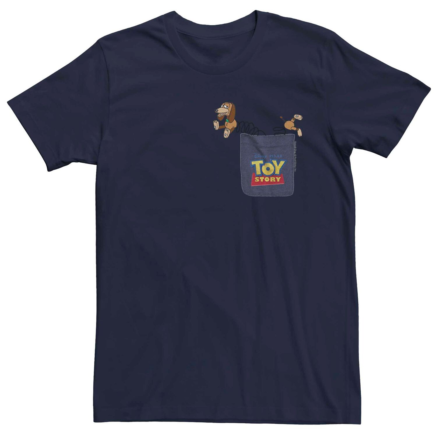 

Мужская футболка с облегающим карманом для собак Disney Pixar Toy Story Licensed Character