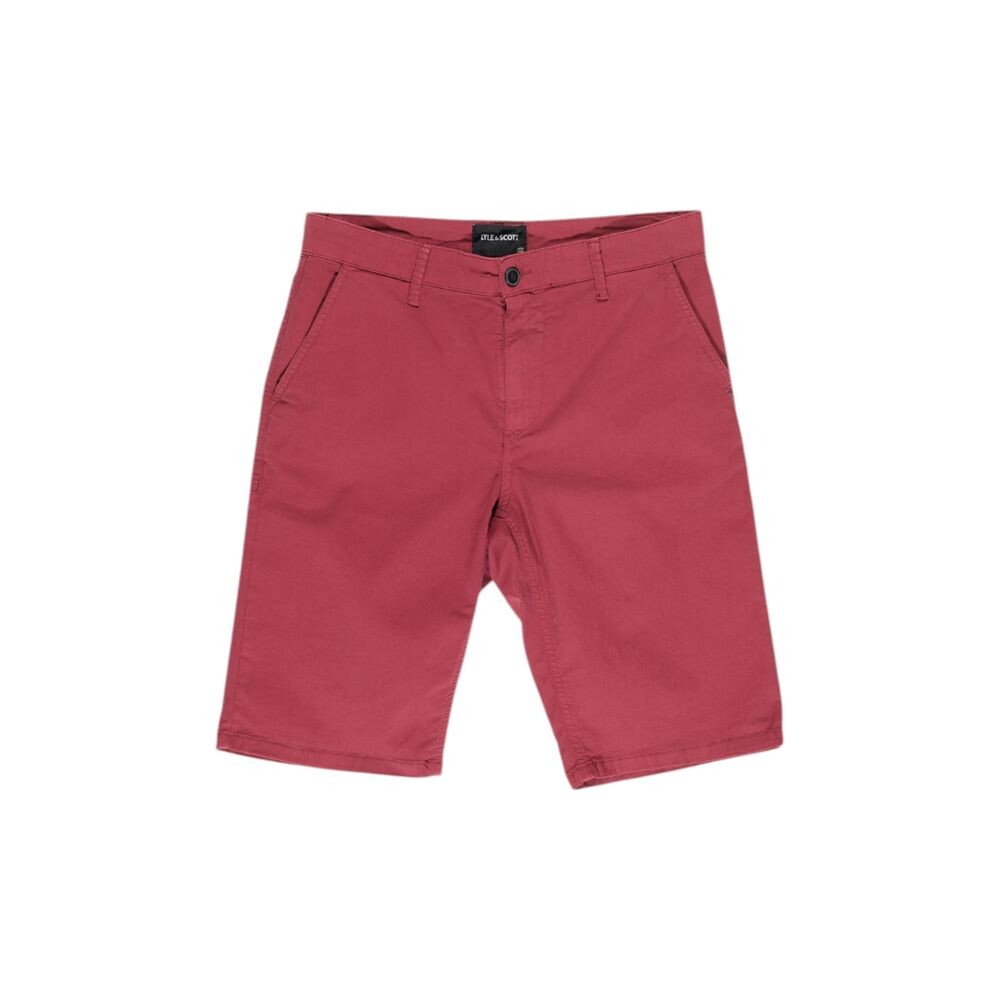 

Короткие шорты из хлопка бордо Lyle & Scott