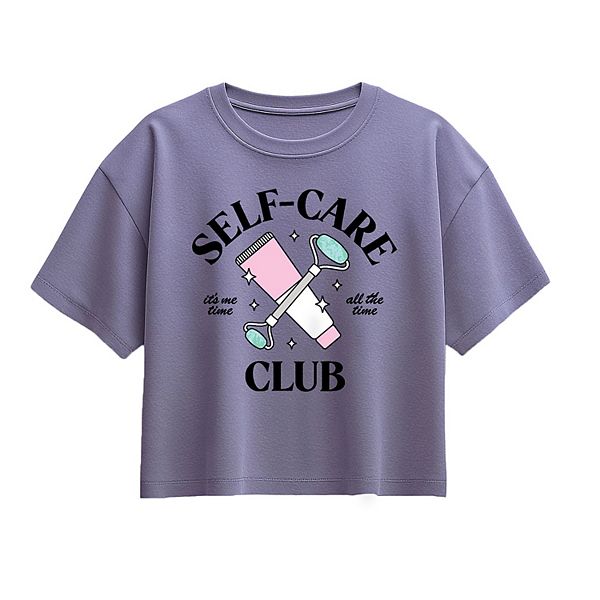 

Футболка Boxy для девочек 7-16 лет Self Care Club Licensed Character, Periwinkle