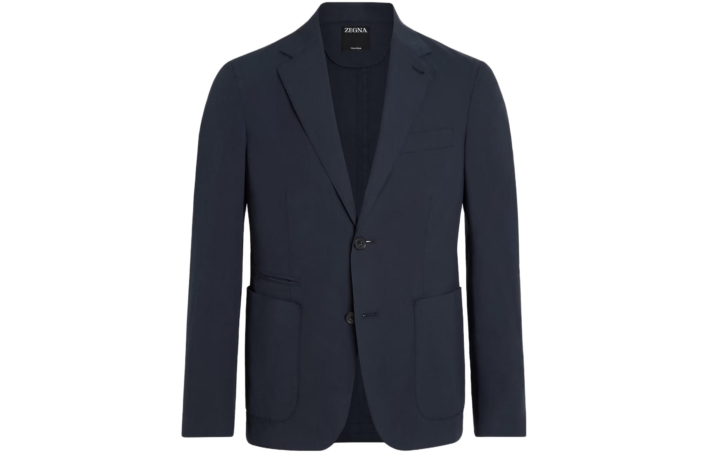 

Пиджак деловой Zegna мужской морской синий Ermenegildo Zegna