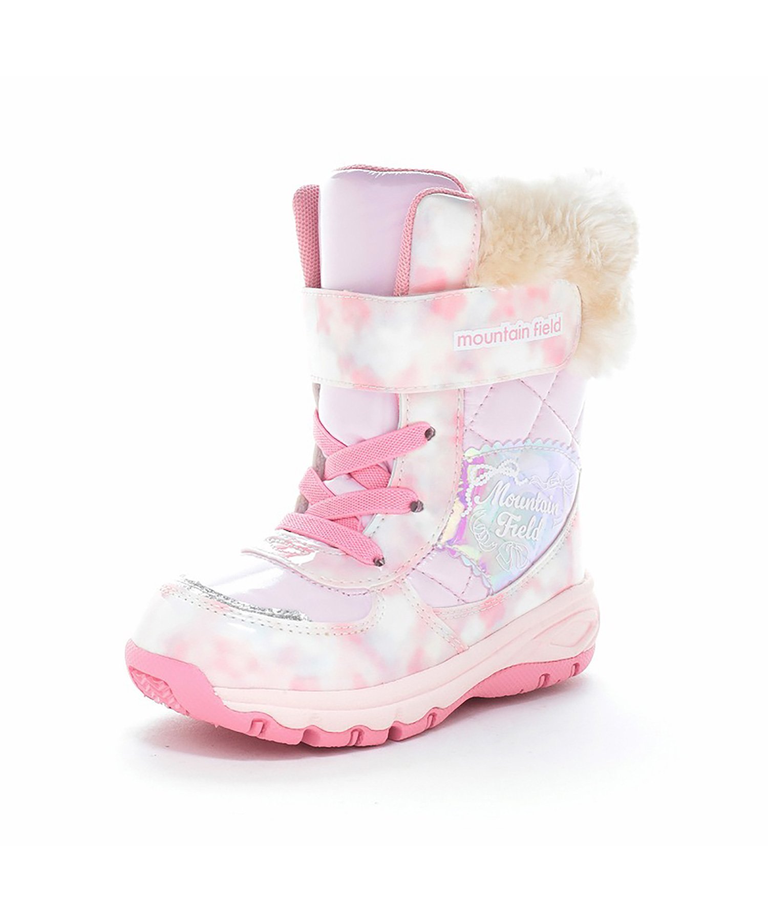 Детские розовые ботинки MF WC063 Moonstar, pink