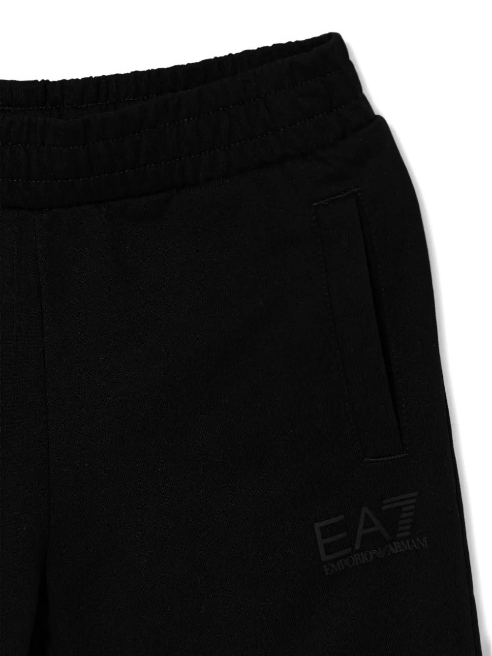 Спортивный костюм на молнии Ea7 Emporio Armani, черный — фото 3